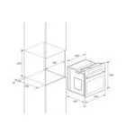 FOUR ENCASTRABLE FOCUS A GAZ 60CM NOIR – Image 2