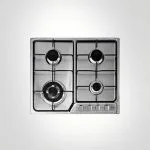 PLAQUE DE CUISSON ELBA 4FEUX INOX