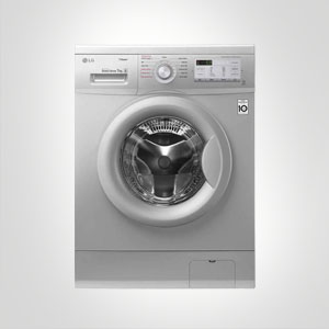 uu MACHINE A LAVER FRONTALE LG 7KG SILVER – Image 1