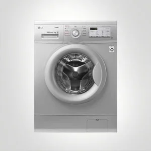 uu MACHINE A LAVER FRONTALE LG 7KG SILVER – Image 1
