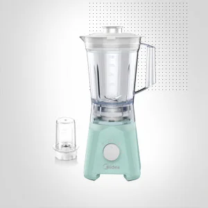 MMM BLENDER MIDEA 600 WATTS AVEC MOULIN BLEU PASTEL – Image 1