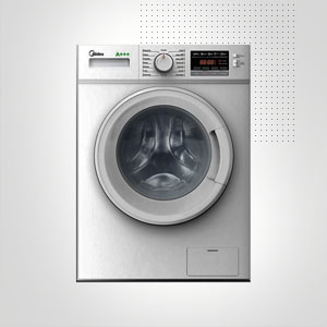 c MACHINE À LAVER MIDEA FRONTALE 7 KG SILVER - Image 1