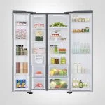 RÉFRIGÉRATEUR SAMSUNG SIDE BY SIDE 652 LITRES NOFROST SILVER – Image 2