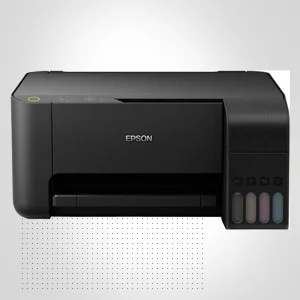 imprimante epson 3110 IMPRIMANTE MULTIFONCTION 3 EN 1 À RÉSERVOIR INTÉGRÉ COULEUR EPSON ECOTANK L3110 + 5 BOUTEILLES D'ENCRE – Image 1