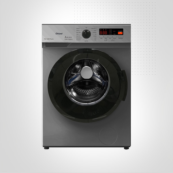 machine à laver orient 7kg silver MACHINE À LAVER FRONTALE ORIENT 7KG SILVER – Image 1