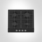 PLAQUE DE CUISSON AZUR 4 FEUX 60 CM NOIR