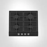 PLAQUE DE CUISSON AZUR 4 FEUX 60 CM NOIR