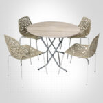 TABLE PLIANTE RONDE Ø100 cm PVC