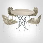 TABLE PLIANTE RONDE Ø100 cm PVC