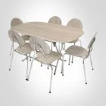 TABLE PLIANTE OVALE 146 x 94 cm PVC
