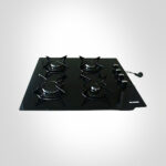PLAQUE DE CUISSON DUNYA A GAZ 4FEUX VITRE NOIR