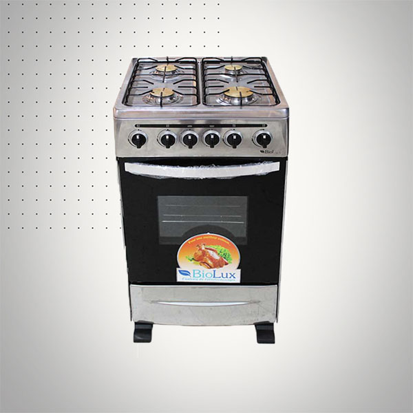 5252x Cuisinière Biolux Inox 4 Feux 5252X