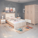 CHAMBRE ZEINEB CHÈNE BRUT / BLANC