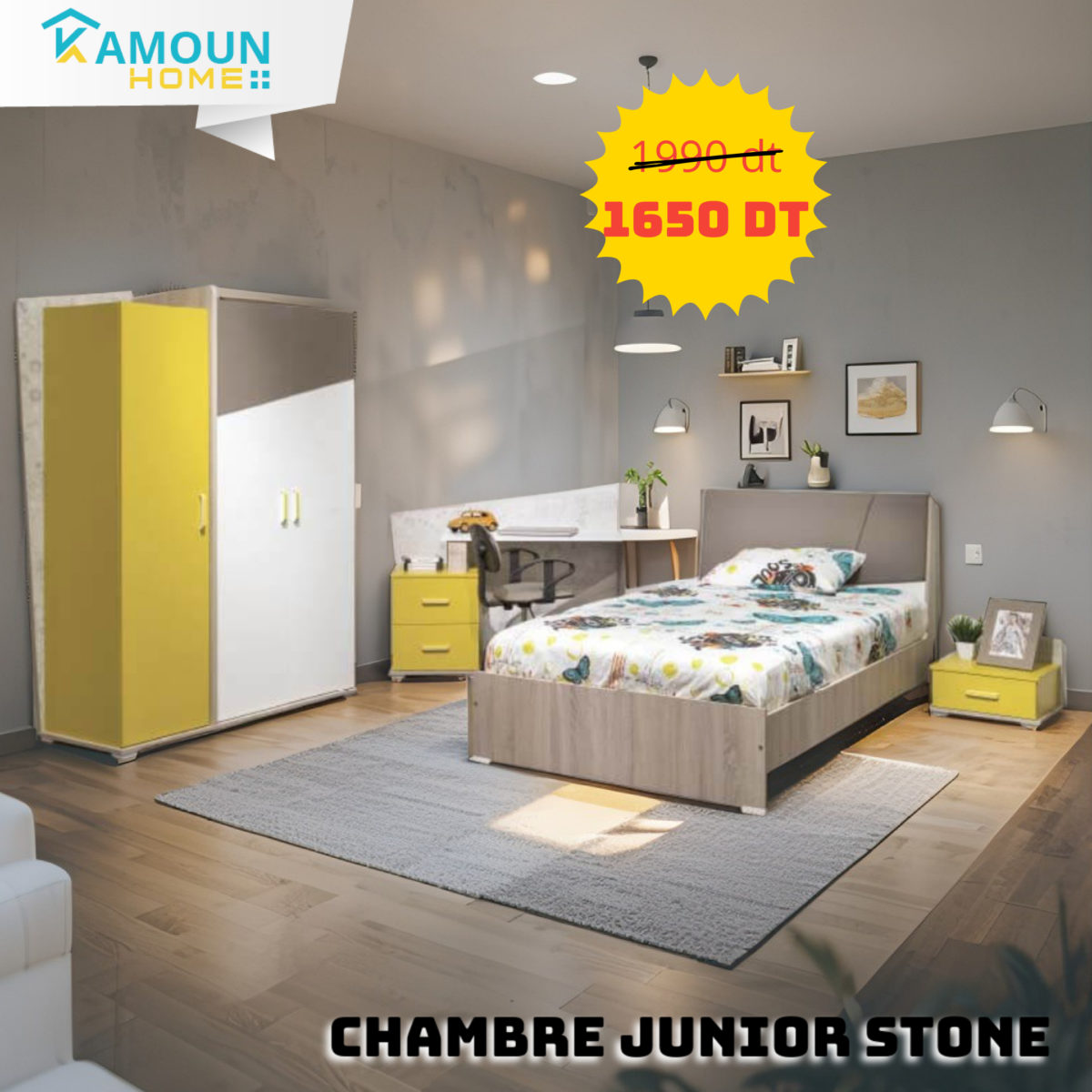 CHAMBRE JUNIOR STONE - Image 1