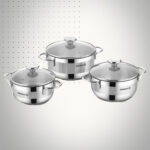SET COOKWARE DE 6 PIÈCES KORKMAZ ARIA JR- INOX (A1940)