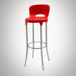 tabouret dallas rouge