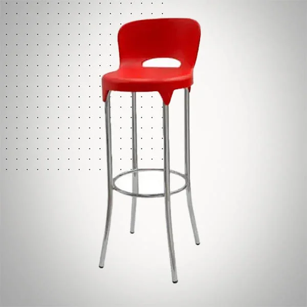 tabouret dallas rouge