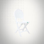 CHAISE PLASTIQUE PLIABLE BRAVO BLANC