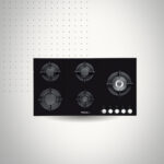 Plaque de Cuisson FOCUS Vitro 5 Feux 90 cm Noir