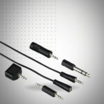 Hama Kit de connexion Jack, Noir, 2,5 m