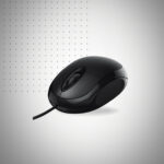 Souris optique Hama à 3 boutons "MC-100", filaire, noire