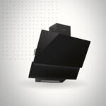 Hotte En Verre Décorative Luxell - Pyramidale - Noir