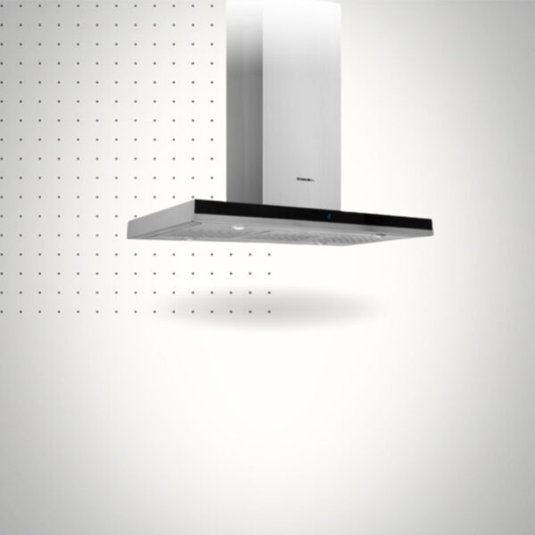 HOTTE CENTRALE 90CM TACTILE INOX FOCUS LINE