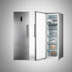 Congélateur vertical Hisense 7 tiroirs/ silver