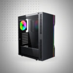 Boitier Gamer AQIRYS ELECTRA Moyen Tour ATX 2 FANS ARGB – Noir