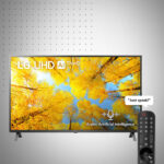  LG Téléviseur LED (55") UHD 4K SMART Noir (55UQ7500.6LG)