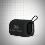 HAUT PARLEUR SANS FIL RECHARGEABLE GOLD SOUND - NOIR