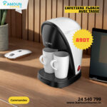 CAFETIERE BLANC AVEC TASSE FLORIA