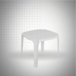 TABLE MONOBLOC BLANC