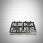 PLAQUE 4 F INOX FONTE FLORENCE