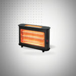 LUXELL Chauffage électrique (2800W) Noir