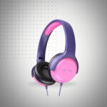 Casque Filaire Avec Micro Pour Enfant - Rose& Violet