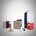 Chambre Bébé MARIN 2 Portes - Denver Bleu / Rouge et Blanc