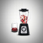 BLENDER FORCE GLASS 800W NOIR + GRINDER