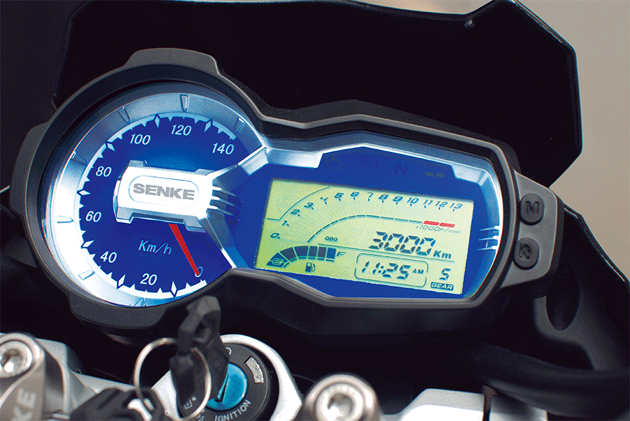 Smart LCD meter du Senke raptor 125 cc
