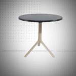 TABLE BISTROT NOA 3PIEDS D70 WZ SOCLE PEINTURE