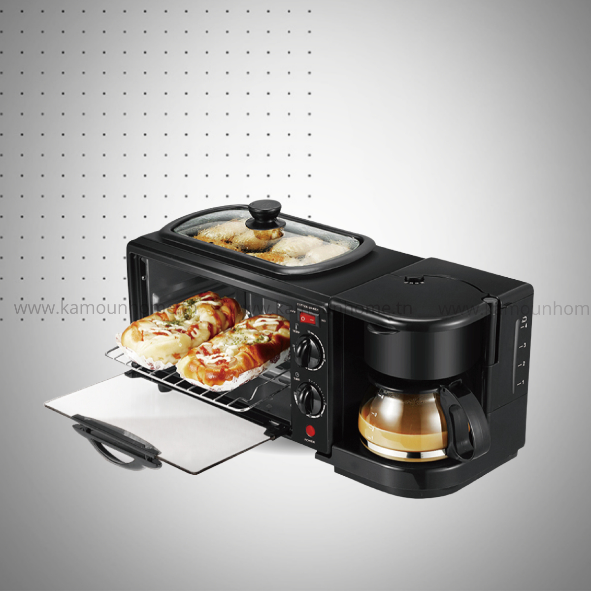 FOUR ELECTRIQUE RAF PETIT DEJ 1050W NOIR FOUR ELECTRIQUE RAF PETIT DEJ 1050W - Image 1