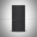 Réfrigérateur 4 portes en verre Hyundai 84cm NoFrost - Noir