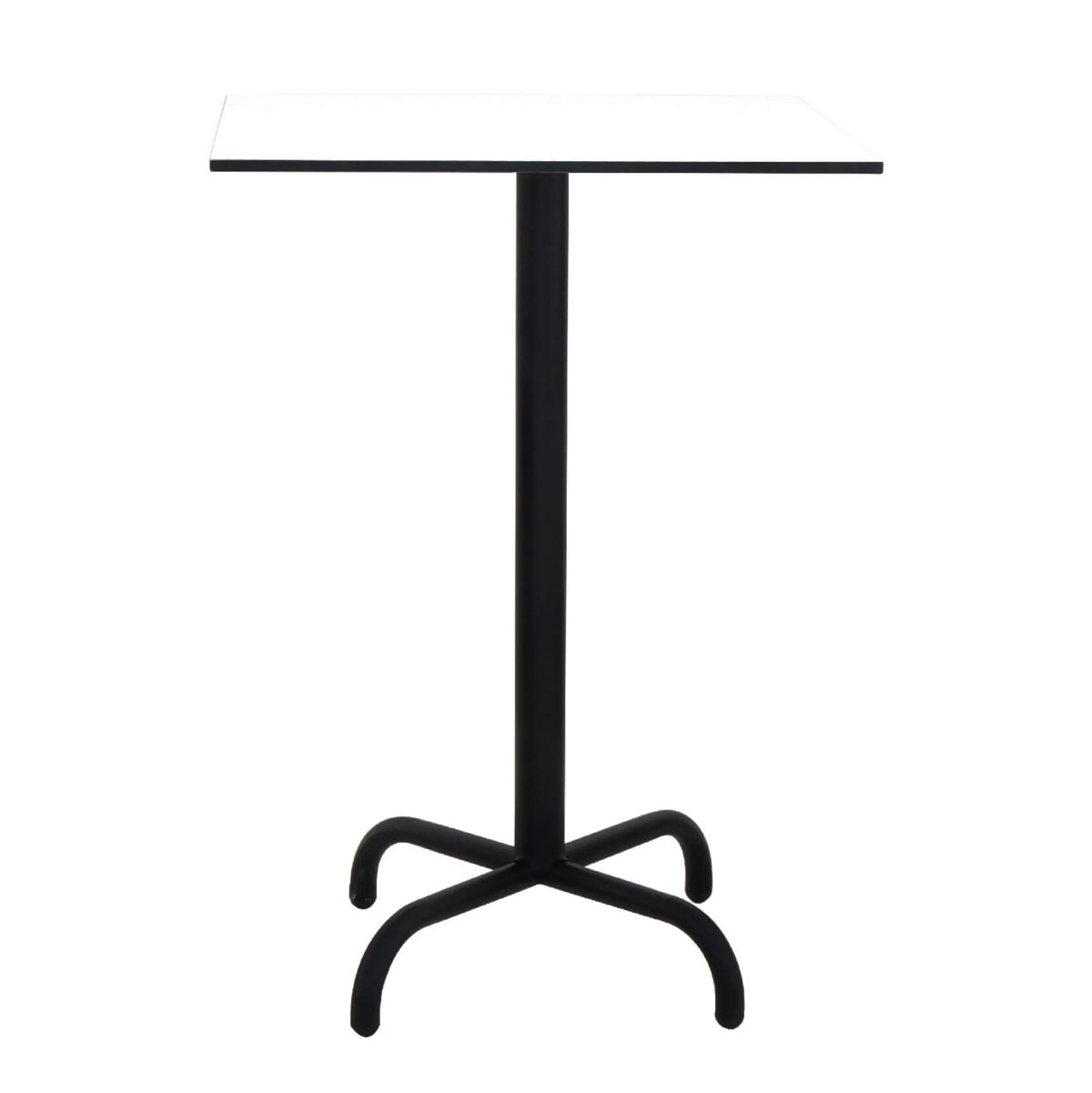 TABLE HAUTE 80X80 WZ SOCLE METALLIQUE EN TUBE ROND D25mm - Image 11