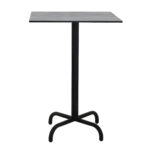 TABLE HAUTE 80X80 WZ SOCLE METALLIQUE EN TUBE ROND D25mm - Image 9