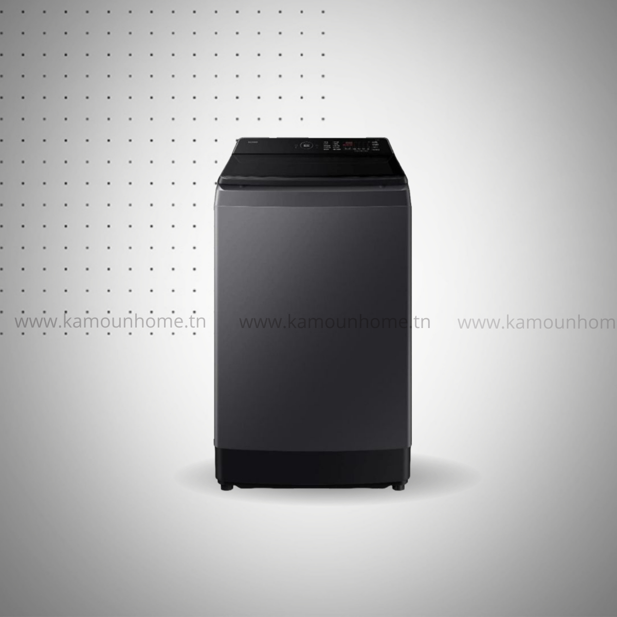 lave linge top samsung Machine à Laver Top Samsung WA80F13S5CNQ Smart 13Kg Noir - Image 1