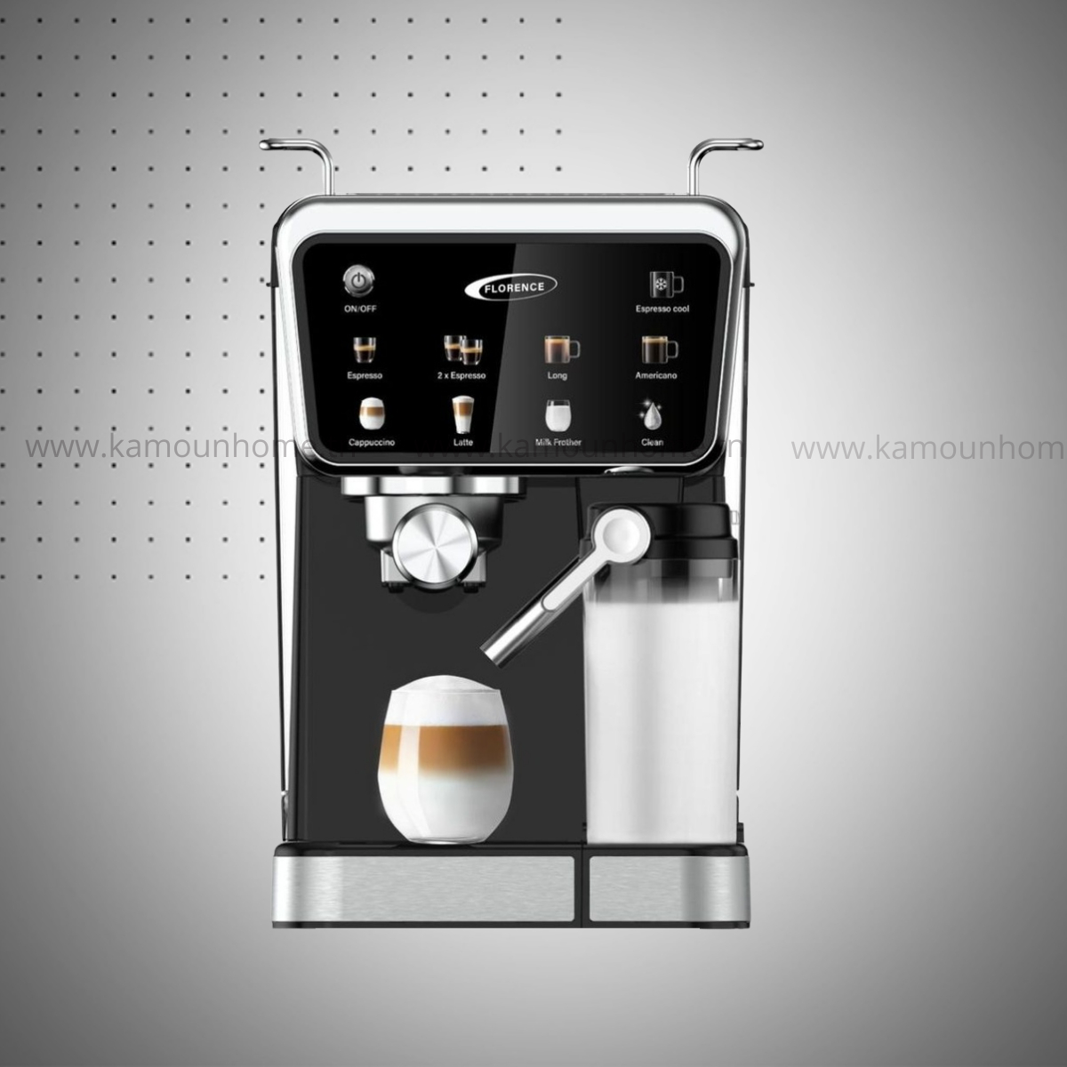 Machine à Café 9en1 Expresso , Latté , Cappuccino 1350W - 1,5L Machine a Café Expresso Et Capsule 9 En 1 Florence 1350W - Image 1