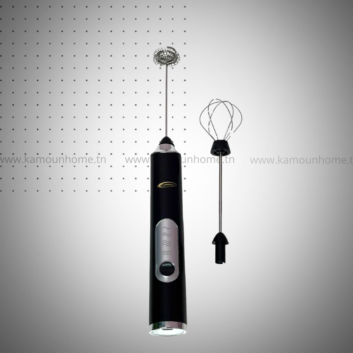 Mixeur à Café 2en1 Florence HK440 4W Noir Mixeur à Café 2en1 Florence HK440 4W Noir - Image 1