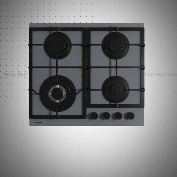 PLAQUE CAPPO JOKER 4 FEUX / 60CM / VITRO GRIS