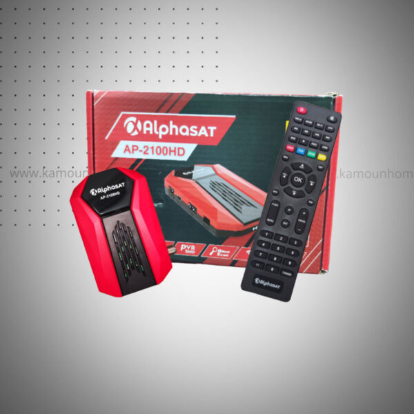 Récepteur Alphasat AP-2100HD + Avec 2 Commandes + Abonnements