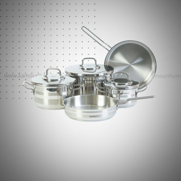 Batterie de Cuisine korkmaz A2055 8 Pièces Inox